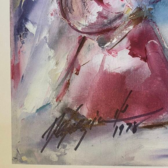 The Bell of Hope Signed Dated 1978 limited edition Print by Ted DeGrazia - Picture 3 of 6